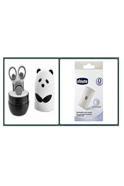 Chicco 2'li Tırnak Bakım Seti Panda & Konak Tarağı Unisex