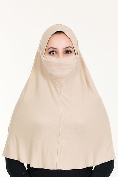 Sensu Πέπλο προσευχής Hijab με πέπλο έτοιμο τουρμπάνι