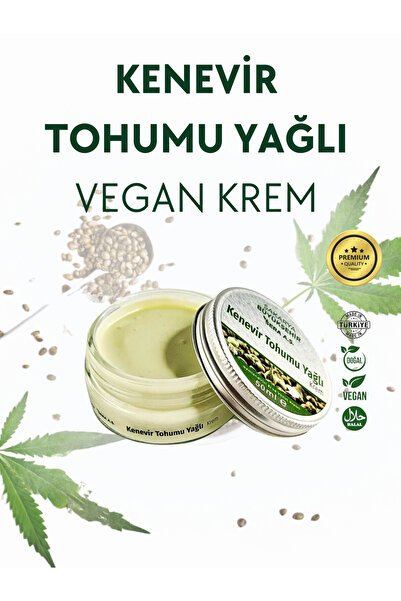 SBB SERA Kenevir Tohumu Yağlı Vegan Krem 50ml - % 100 Doğal Helal Vegan Sertifikalı
