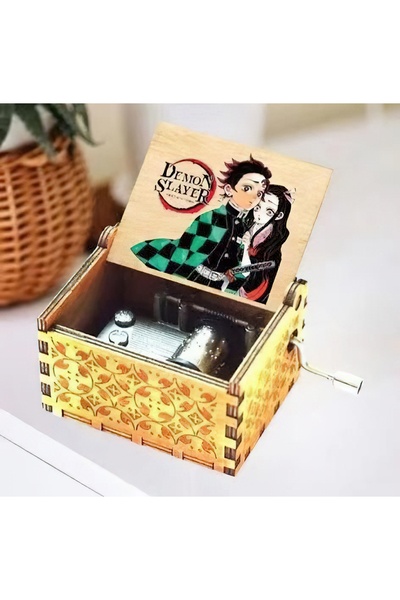 Genel Markalar DEMON SLAYER AHŞAP MÜZİK KUTUSU ANİME MANGA