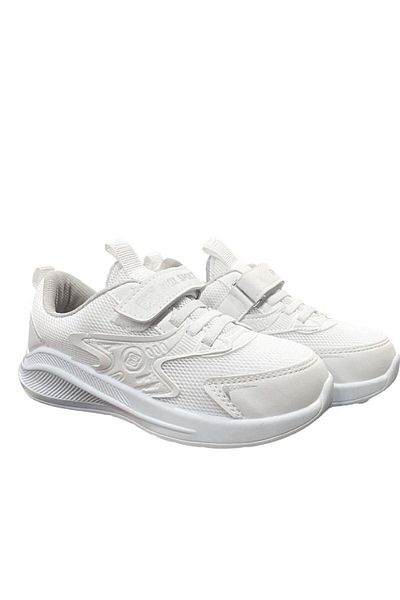 ALTUNTAŞ Adidași pentru băieți, cu talpă confortabilă, pantofi sport casual - alb