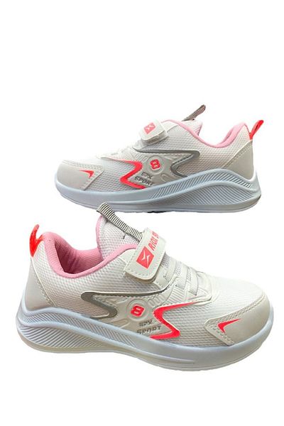 ALTUNTAŞ Pantofi pentru fete, cu talpă confortabilă, pantofi sport casual - Fuji alb