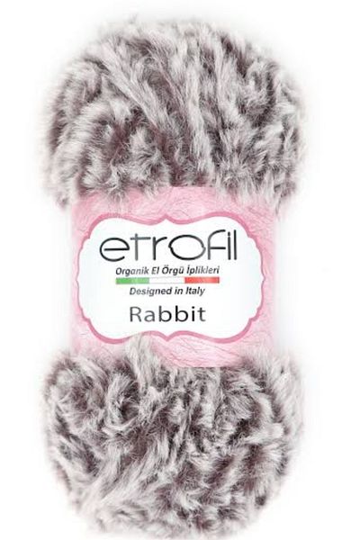 Etrofil Rabbit Knitting Rope Furry Rope Fur Rope Bag Jacket Blanket Rug Hat Sweater Coat Pillow 7719