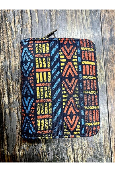 Street Bag Ethnic Authentic Patterned Compartmented Useful Wallet