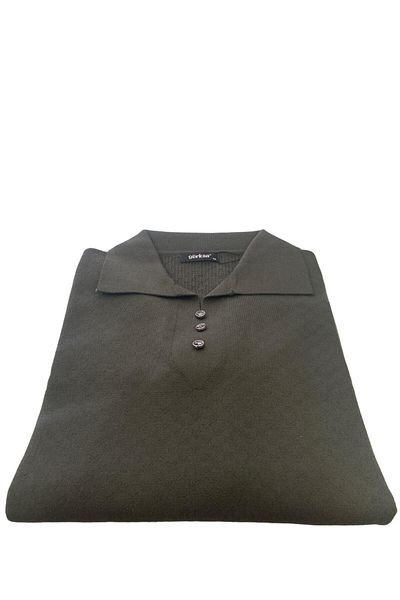 Gürkan Triko Πλεκτό πουλόβερ Gürkan Polo Neck Khaki Green