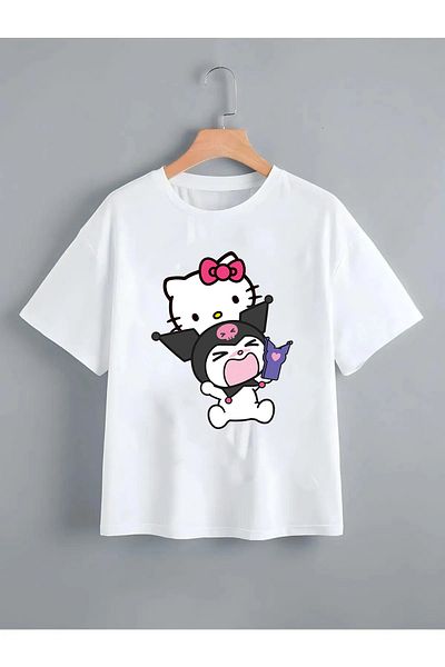 Pisa Art Детска тениска Hello Kitty Kuromi