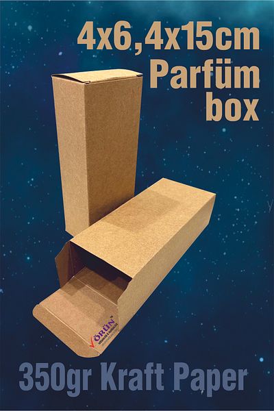 Örün Matbaa Kraft 4X6,4X15Cm Ready-Made Product Box 15 Pieces