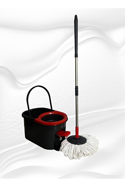 Zambak Plastik Pedallı Temizlik Seti Yedek Mikrofiber Mob Hediyeli
