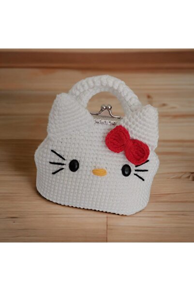 Surpie Shoes El Örgüsü Çocuk Çantası, Kız Çocuk Çanta