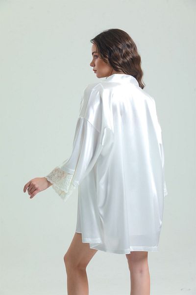 Magic Form Κοντό γυναικείο φόρεμα κρεπ σατέν δαντέλα - 37430