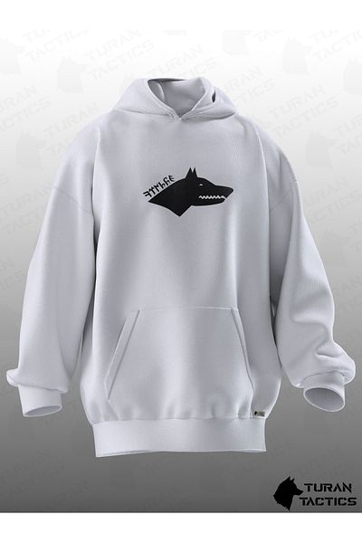 TURAN TACTICS GÖKTÜRK PRINTED OVERSIZE HOODIE (UNISEX)