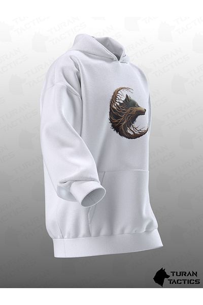 TURAN TACTICS BOZKURT v3 PRINTED OVERSIZE HOODIE (UNISEX)