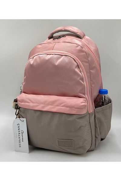 Bevitton Αδιάβροχο Special Diagonal Fabric Powder-mink Σχολικό Σακίδιο πλάτης 34100