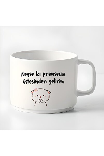 HobiShop Duble Türk Kahvesi Fincanı & Espresso  Neyseki prensesim üstesinden ...