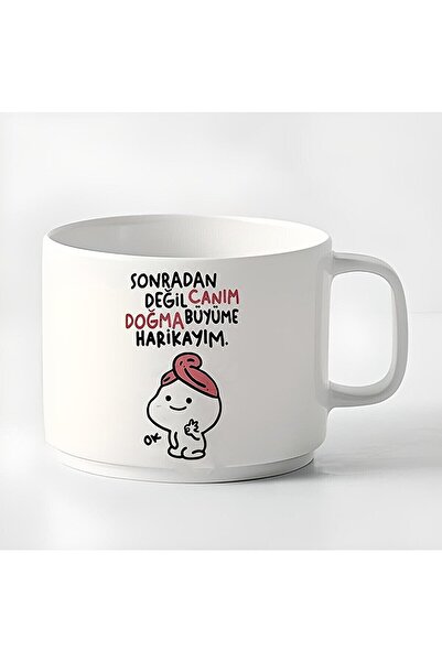 HobiShop Duble Türk Kahvesi Fincanı & Espresso Harikayım Motto180 Ml