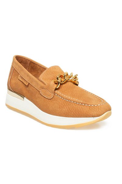 Mammamia D24Ya-3075Z Wedge Heel Tan Women's Shoes