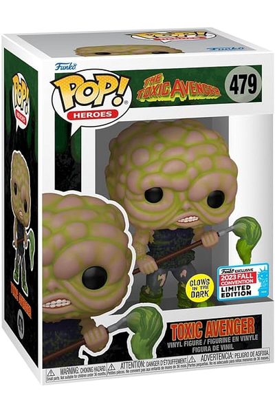 Funko Pop!Heroes: The Toxic Avenger *Glow in The Dark* (NYCC 2023 Shared Exclusive) Vinyl Figure Figure