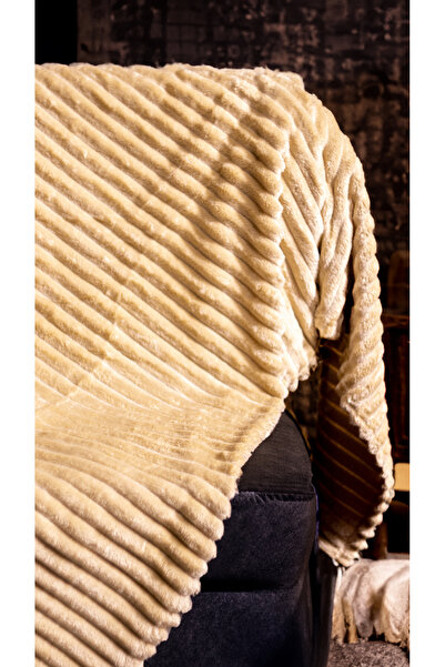 Liberty Flanel Özel Dokulu Çift Kişilik Battaniye