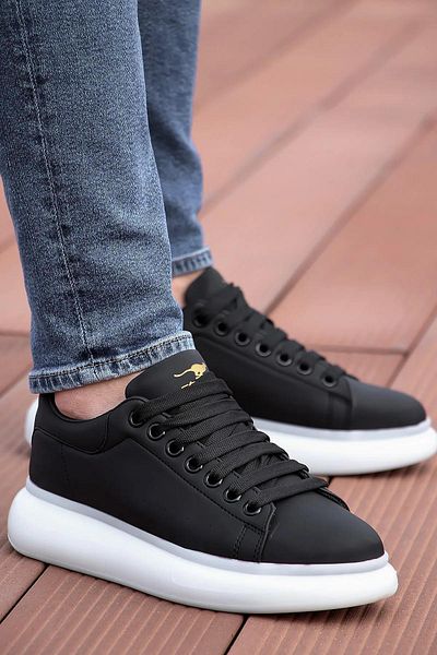 fort Cheta Madrid 150 Negru Alb Talpă cu spumă cu memorie Pantofi unisex