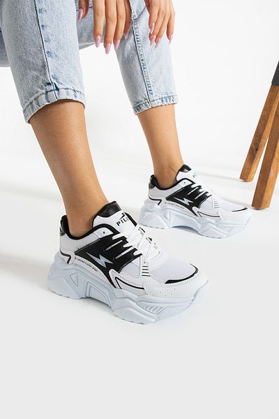 İnan Ayakkabı Pantofi sport și pantofi sport pentru femei (talpă de 5 cm)