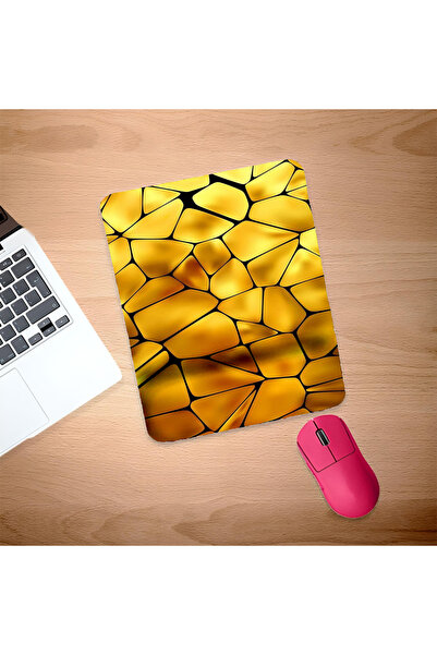 UcuruStore Επιφάνεια ποντικιού με σχέδιο Golden Parts Design και στήριξη καρπού
