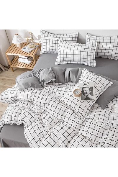 Soft Colours Βαμβακερό μονό παπλωματοθήκη + 1 μαξιλαροθήκη σετ κρεβατιού