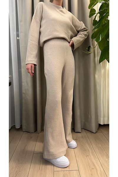 Glowear Atelier بدلة نسائية مزدوجة ناعمة الملمس