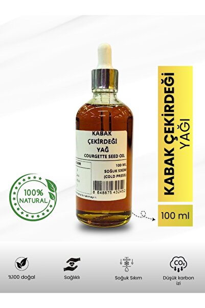 zeyd Bitkisel %100 Doğal Kabak Çekirdeği Yağı Bitkisel Yağlar 100 Ml
