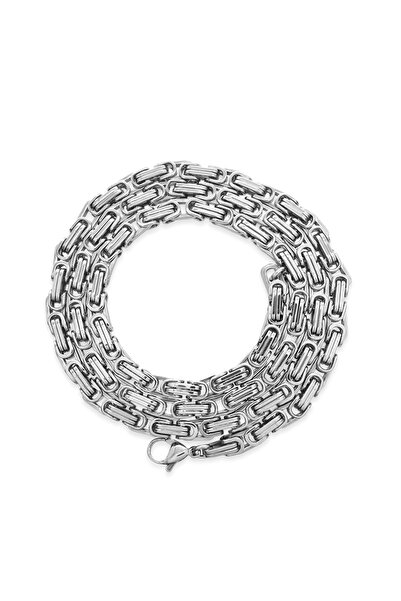 Tesbihane Silver Renk Kalınlık 5 mm Çelik Kral Zincir