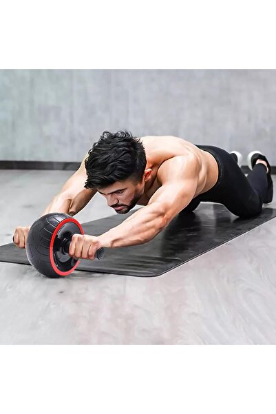 MultiFlexPro Ab Wheel Roller Egzersiz Tekerleği Profesyonel Ab Wheel Karın Kası Göğüs Şekillendirme Spor Aleti