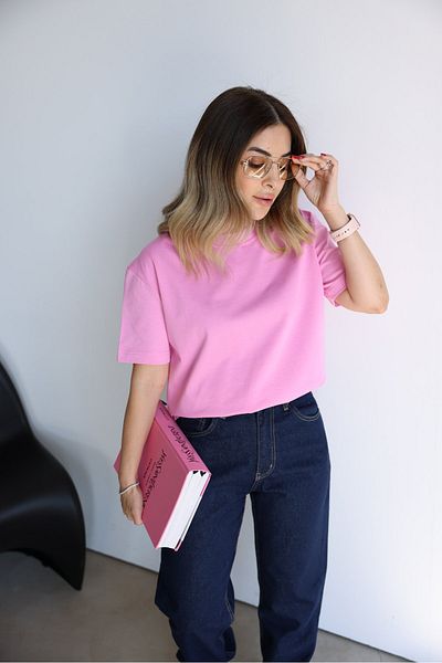 Özge Özgenç Στοιχείο με υφή Crew Neck Tok Basic