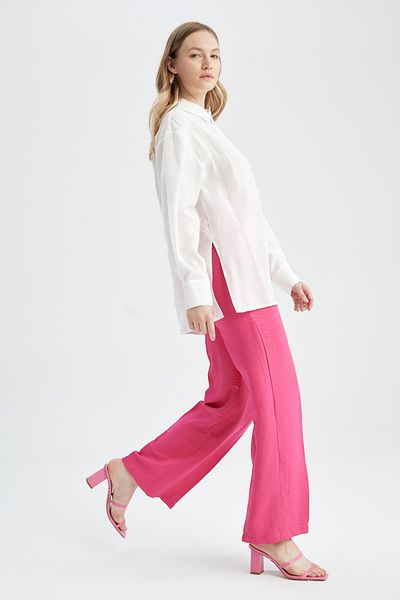 DeFacto Palazzo Casual Παντελόνι Y2520az22hs