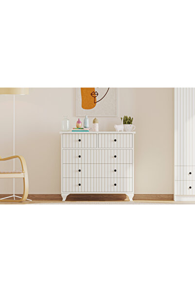 Rabi İrem Country Çok Amaçlı 5 Çekmeceli Şifonyer
