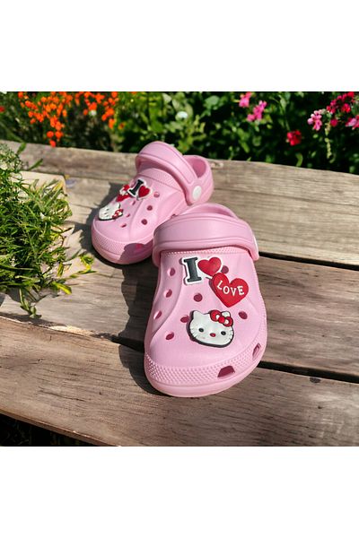 Hızlı Al Children's Cross Slippers Garden Slippers Beach Seaside Bathroom Slippers