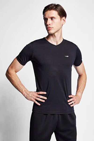 Lescon 24S-1221-24B KISA KOL TSHIRT