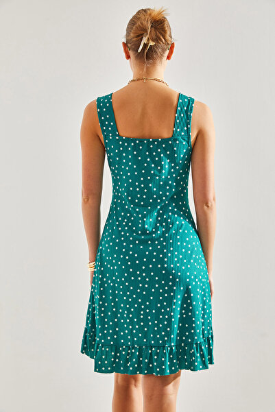 Bianco Lucci Dámské šaty se vzorem na ramínek60201013