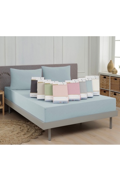 Altın Yaprak Double Elastic 100% Cotton Combed Sheet 2 Pieces Pillow Case (50X70 CM)