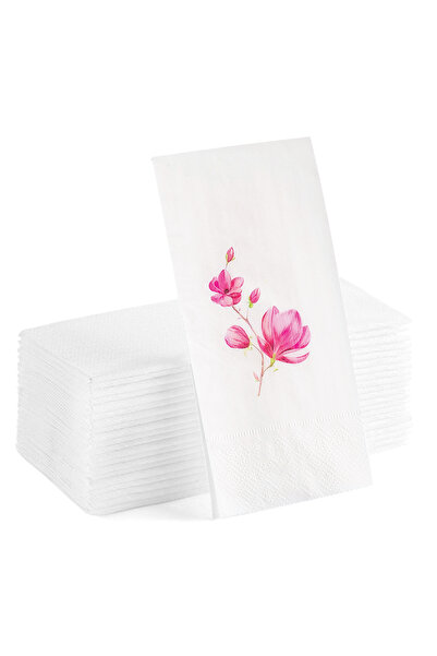 Matbaagraf Çiçek Baskılı Sunum Servis Peçetesi 20li