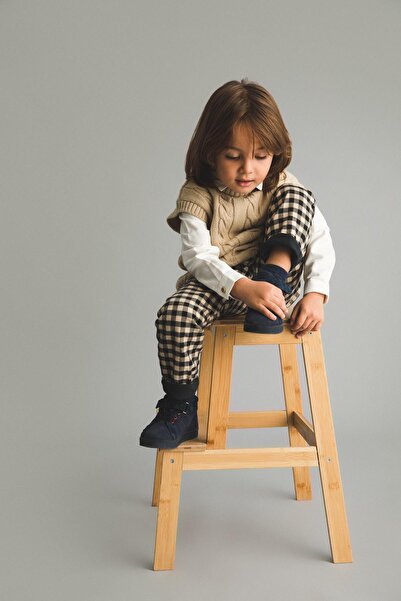 DeFacto Baby Boy Plaid Patterned Flannel Trousers Y9096a222au