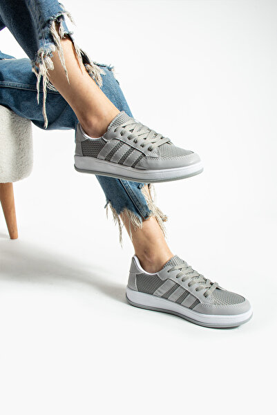 STOCON Unisex Striped Women's Men's Orthopedic Mesh Summer Casual Sneakers