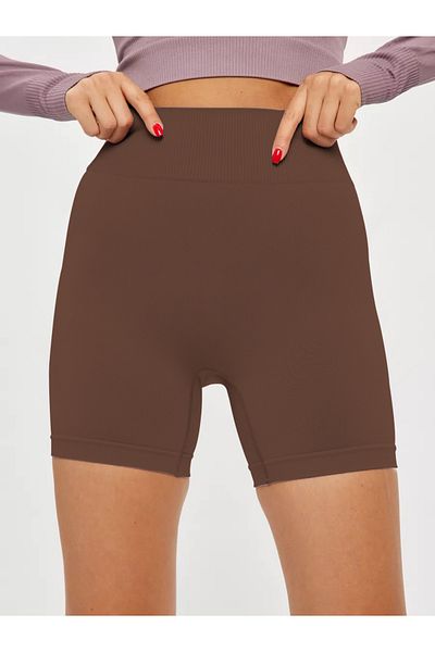 MİSTİRİK Pantaloni scurti Push Up Model Jerovin Recovery Biker Culoare Maro
