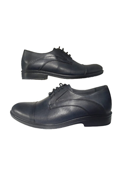 DİKYOL Сині шкіряні туфлі Dikyol для щоденного носіння - на шнурівці, DİKYOL2356