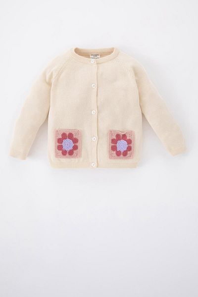 DeFacto Baby Girl Crew Neck Cardigan Z1808a223sp