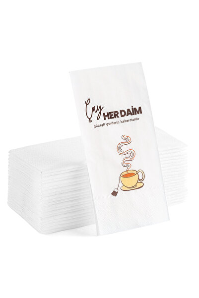 Matbaagraf Yazılı Sunum Servis Peçetesi Konuşan Kağıt Peçete