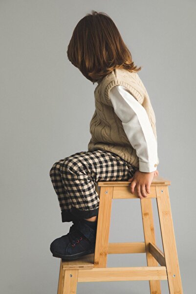 DeFacto Baby Boy Plaid Patterned Flannel Trousers Y9096a222au