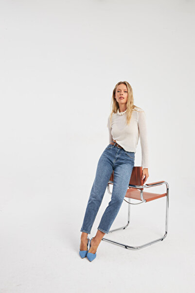 cracpot NEW SEASON Slim Mom Likralı Jean