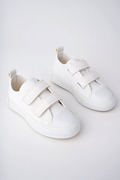 meyra'nın ayakkabıları Children's Lighted White Sneakers