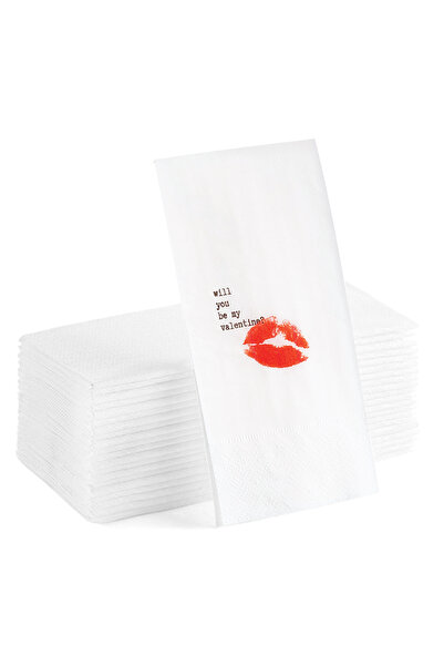Matbaagraf Will You Be My  Yazılı Baskılı Sunum Servis Peçetesi 20li