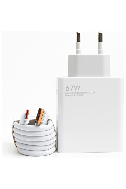 Beruflic Xiaomi Redmi Note 12 PRO 5G Uyumlu 67W Turbo Typec Şarj Aleti Cihazı Kablo Full Set BRF-455299