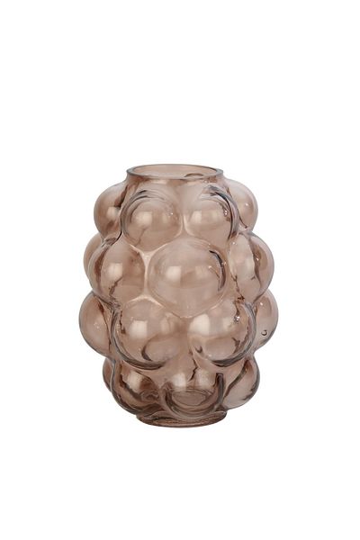 Vitale 1 16*16*20.5 cm Bronze Bubble Glass Vase